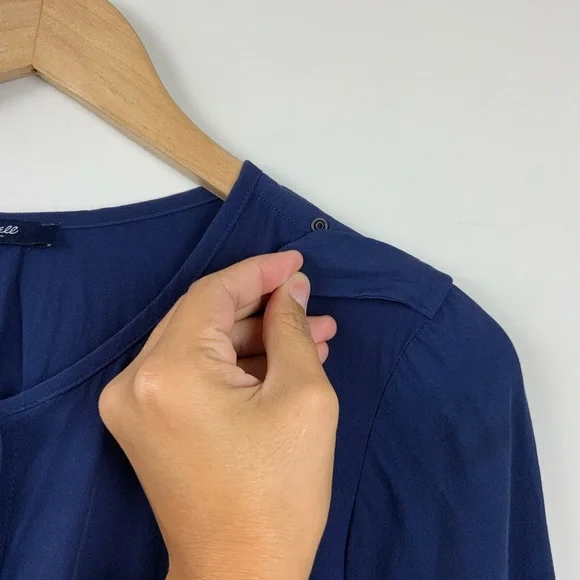 MADEWELL Navy Cargo Tunic Dress size Medium - Picture 8 of 12
